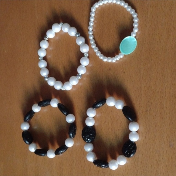 Handmade Gem Bracelet Lot - Picture 1 of 3